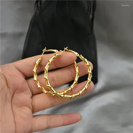 Hoop Earrings For Women Big Circle Gold Silver Plating Spiral Personality Casual Fashion Jewellery Wholesale Youth Lady