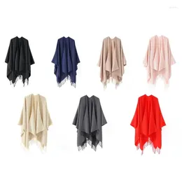 Scarves Women Cashmere Shawl Lady Spring Autumn Vintage Cardigan Winter Shawls With Tassels Soft Large Blanket