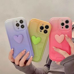 Designer Phone Case Luxury Cartoon Love Heart Suitable for iPhone 14 13 12 Pro max 11 12 14plus Fall Protection case