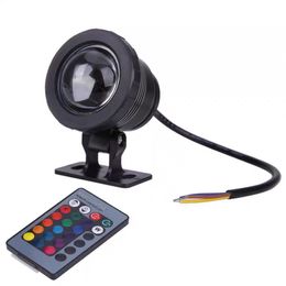 5W 10W RGB LED Floodlight Underwater Fountain Pool Pond Aquarium Spotlight Bulb Lamp Outdoor Garden AC DC 12V 110V 220V