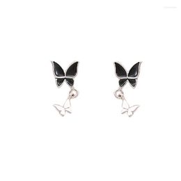 Hoop Earrings Personality Butterfly Simple And Delicate Design Suitable For All Candy Heart Necklace Valentine Costume Women