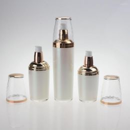 Bottiglie di stoccaggio Set di imballaggi per la cura della pelle Flacone spray per olio per capelli da 1 OZ Mini lozione da viaggio vuota in plastica Contenitore per trucco da 30 ml