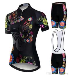 Butterfly 2022 Pro Cycling Jersey Set Women ProTeam Mountain Bike Clothes AntiUV Bicycle Wear Short Sleeve Cycling Clothing5602336