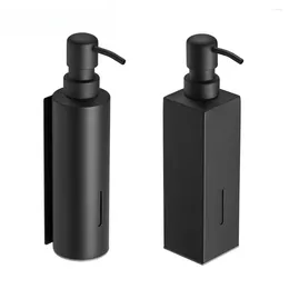 Liquid Soap Dispenser Black Colour Bathroom Accessories 304 Stainless Steel Bottle El Shampoo WB8606