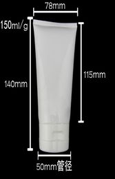 Whole 150ML Empty Bottles Cosmetic Containers Plastic Tube Package With Flip Top Cap3405647