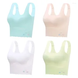 Camisoles & Tanks Girls Bra Comfort Flexible Fit Seamless For Girl Teens With Removable Padding Underwear Soft Comfortable Tube Tops