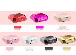 36W UV Lamp Nail Dryer UV LED Lamp for Nails Gel Dryer Nail Lamp Diamond Shape Curing for UV Gel Polish Nail Art Too7559581