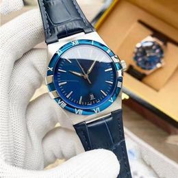 Fashion mens watch Sapphire luminous watch business casual mens automatic mechanical ceramics watches 41mm full stainless steel wristwatches Christmas gifts