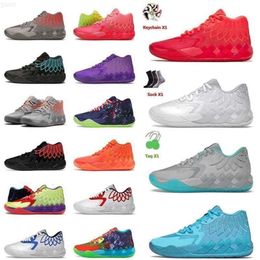 With Box Authentic Basketball Shoes 1 Lamelo Ball MB.01 Black Blast Queen City All Blue Rick Morty Galaxy Buzz Sports Shoe Tennis Sneakers