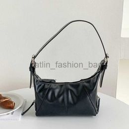 Shoulder Bags Handbags Vintage Design Women's Shoulder Bag Soft Pu Leather Ladies Underarm Bag Fashion Female Casual Tote Purse Handbagscatlin_fashion_bags