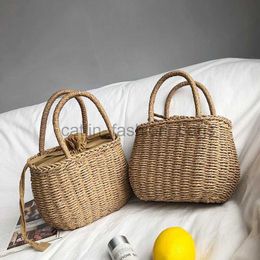 Shoulder Bags Handbags Straw Bags for 2023 Summer Hand-Woven Bag Handmade Woven Purse Wicker Beach Bag Bohemia Bali Handbag bolsoscatlin_fashion_bags