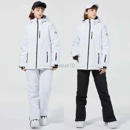 Other Sporting Goods -30 Women's Skis Sets Snowboard Wear Waterproof Windproof Winter Suits Ski Jackets + Pendant Strap Snow Pants For Girls HKD231106