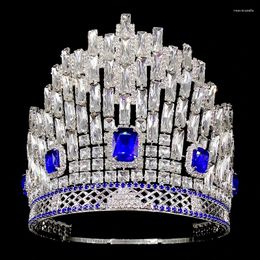 Hair Clips Levery Design Beauty Pageant Crown For Queens Baroque Crystal Full