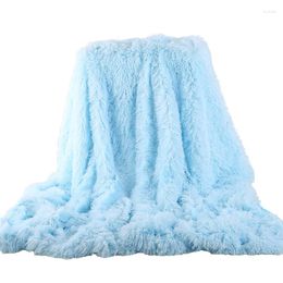 Blankets Coraline Blanket For Sofa Soft And Hairy Home Garden Fluffy Baby Bed Linens Useful Thing Double Tie-dyed