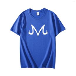 Men's T Shirts Summer T-shirt Anime Z Pure Cotton Fashion Breathable Short Sleeve Majin Buu Top
