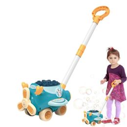 Kids Bubble Lawn Mower Toy With Light Music Bubble Machine For Kids Summer Wedding Party Favours Christmas Birthday Gifts