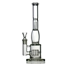 14 Inch Hookahs Bong Concentrate Oil Rigs Perc Tyre style bong with honeycomb diffuser SMOKING PIPE