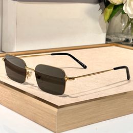 Fashion Sunglasses For Men Women Summer Luxury 0316 Designer Avant-Garde Square Goggles Style Anti-Ultraviolet Retro Popularity Metal Full Frame Glasses Random Box