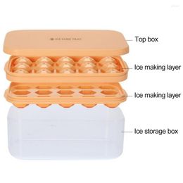 Baking Moulds 1 Set Durable Ice Ball Maker Easy To Clean Mold Large Capacity Cube Tray Container Scoop Kit Ice-making