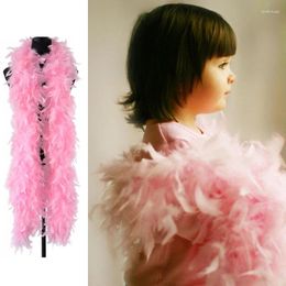 Scarves Colorful Plush Feather For Crafts Soft Stripe Wedding Party Costume Nightclub Stage Dancing Diy Decorations