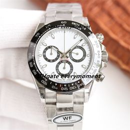 WF Factory High Quality Men's Watches 116500 40mm Automatic Mechanical Men's Watch 904L cal.4130 Timing Movement Sapphire Waterproof Ceramic Wristwatch