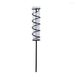 Watering Equipments Rain Gauge Rainfall For Yard Decorative Garden Replacement Detachable With Stake Lawn Pathway