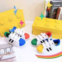 Athletic & x Infant Lego Superstar Toddler Td Shoes Kids Red Blue Green Children Babys Girls Boys Cloud White Core Black Shell-toe Sneakers Size 6c-3y