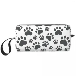 Cosmetic Bags Dog Print Portable Makeup Case For Travel Camping Outside Activity Toiletry Jewellery Bag