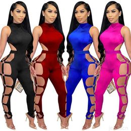 womens sleeveless 2023 overall jumpsuits rompers fashion skinny jumpsuit pullover comfortable clubwear selling women clothing