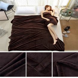 Blankets keep warm XL Bed Warm Soft Coral Fleece Throw Blanket Sofa Cover spread On The For Kids Pet Home Textile 230406