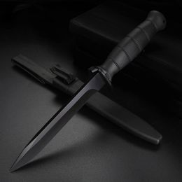 Черный D2 Стальный открытый нож для кемпинга многофункциональный наружный выживание EDC Инструментальный нож.