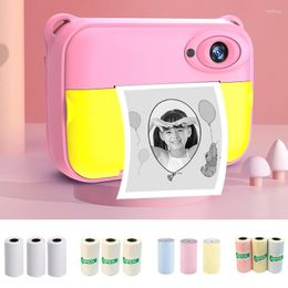 Kids Instant Print Camera Portable Thermal Printing Digital Po Video For Toy Child Kid's Birthday Gift
