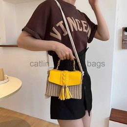 Shoulder Handbags Straw Soulder Women's Bags on 2023 Quality Fasion Capacity Woven Tote Femininascatlin_fashion_bags