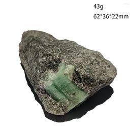 Decorative Figurines C6-9A TOP Natural Quartz Emerald Mineral Crystal Specimen From Malipo Wenshan Yunnan Province China