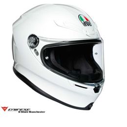 AGV Full Helmets Men's And Women's Motorcycle Helmets K6 Gloss White Sport Touring Urban Helmet M/L WN-I12W