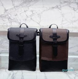 Designer-Men Women satchels Shoulder bags black grid Letter printed large-capacity wallet computer bag backpack