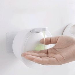 Storage Bottles Adhesive Soap Dispenser Wall Mount Bathroom Hand Sanitizer Drill-free Lotion Pump 12 Oz Capacity