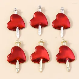 Charms 4pcs 20 37mm Vintage Gothic Heart Sword For Jewelry Making Steampunk Statement Earring Necklace Pendants DIY