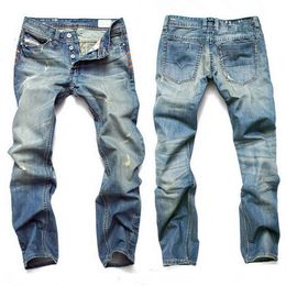 Men Jeans Hole Ripped Stretch Destroyed Jean Homme Masculino Fashion Design Men's Jean Skinny Jeans For Male Pants217J