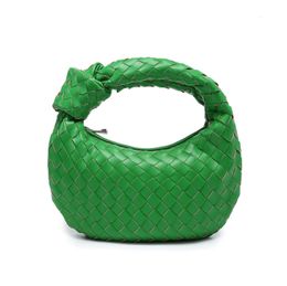 Fashion Woven Bag Knotted Handle Shoulder Green Summer Lady Cross body Hobo Casual Handbag designer B bags YU66125