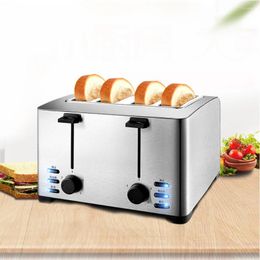 Bread Makers Household1260W Electric Toaster For Breakfast Machine Mini 4 Silces Oven Sandwich Maker