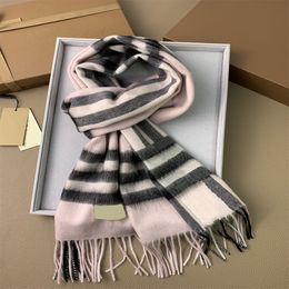 New Fashion Women designers scarf 100% Cashmere High Quality Printed men luxury classic winter warm Size 180x30cm long scarves for Gift box