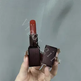 Luxury Tf Brand Tube Lipstick ny stil läppfärg matt rouge en levres matta 3g 3 färg ros läppstift tjej läppsmakeup toppkvalitet lager 2023 julklapp snabb frakt
