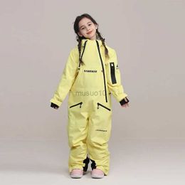 Other Sporting Goods Children Ski Suits Sets for Boys Girls Thermal Windproof Waterproof Snowboarding One-piece Snow Clothes Outdoor Skiing Jumpsuits HKD231106