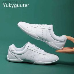 Sneakers Kids' Sneakers Children's Competitive Aerobics Shoes Soft Bottom Fitness Sports Shoes Jazz Modern Square Girls Boys Dance ShoesL231106