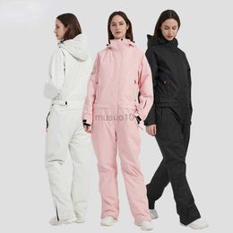 Other Sporting Goods Snowboard Jumpsuit Waterproof Ski Suit Winter Windproof Waterproof Snowboard Jacket Pants Snow Walking Clothes Female Snowsuit HKD231106