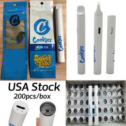 USA Stock 2 GRAM Cookies Einweg-Vape-Stifte 350 mAh Leistungsstarker Akku E Cig BCORE Tech Ceramic Coil Vaping Kits Versand innerhalb eines Tages