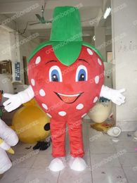 Sweety Fruit Strawberry Mascot Costumes Halloween Cartoon Character Outfit Suit Xmas Outdoor Party Outfit Unisex Promotional Advertising Clothings