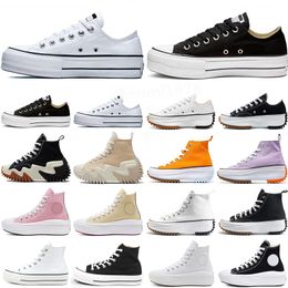 Casual Shoes Designer Low HighTriple Black White Pink Orange Green Blue Men Women Sneaker Platform Shoe High Low Mens Sport Shoes