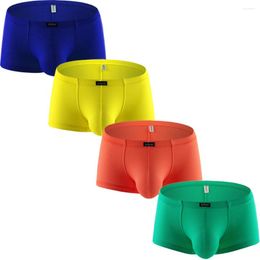 Underpants IKingsky Men's Bulge Boxer Briefs Sexy Swimming Trunks Under Panties Breathable Boxershorts Underwear For Men